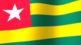 Flag of Togo  Drapeau du Togo [upl. by Lemrej950]