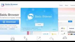 How to Download amp Install Baidu Browser For Windows 7108 PC [upl. by Cordell]