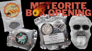 Opening a Package of Meteorites ☄️ Buying Real Meteorites Meteorite Seller [upl. by Aztiraj]