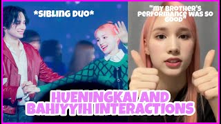 HUENINGKAI AND KEP1ER BAHIYYIH WHOLESOME INTERACTIONS WITH TXT SQUAD [upl. by Drisko]