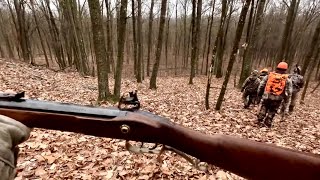 DEER DRIVES In PENNSYLVANIA Flintlock Muzzleloader [upl. by Arun]