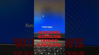 FORMAT KURULUM ADIMLARI laptop pckurmak [upl. by Elodie692]