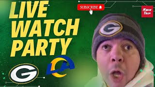 Packers vs Rams Live Watch Party [upl. by Rutger]