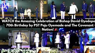 SEE HOW BISHOP OYEDEPO RECEIVES EARLY BIRTHDAY SURPRISE FROM PST POJU OYEMADE🎉🔥😁 WATCH NOW 🔥🎉 [upl. by Haiacim]