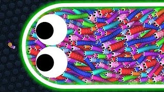 Slitherio AI 120000 Score Epic Slitherio Gameplay SmashIO 295 [upl. by Anegue524]