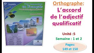 Orthographe laccord de ladjectif qualificatif [upl. by Geminian]