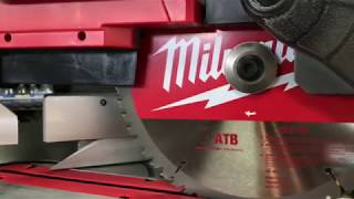 Milwaukee M18 Fuel Sliding Miter Saw 273420 [upl. by Epifano820]