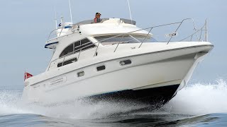 Sealine 350 Statesman 1993 for sale at Norfolk Yacht Agency [upl. by Esylle171]