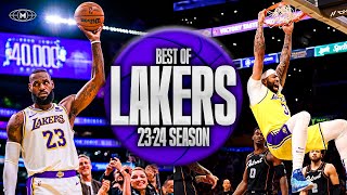 LA Lakers BEST Highlights amp Moments 2324 Season 🌴 [upl. by Nosyaj]