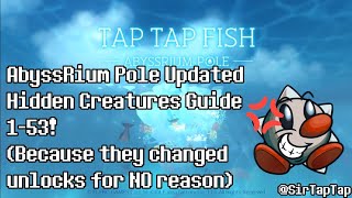 Tap Tap Fish AbyssRium Pole  All Hidden Creatures Guide  Snow petrel [upl. by Calen167]