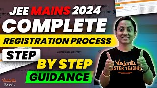 How to Fill JEE Main 2024 Application Form  Stepbystep Complete Guide KRD Madam vedantutelugu [upl. by Elocn]