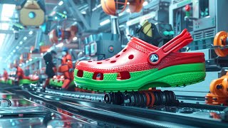 How the Worlds Most Comfortable Shoes Are Made An Inside Look at the Crocs Manufacturing Process [upl. by Riley]