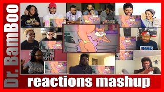 Double Seaweed Deluxe Official music video Ft Reggie Couz REACTIONS MASHUP [upl. by Aekan]