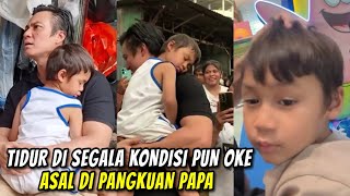 DI AJARIN RENDAH HATIKIANO LELAP TIDUR DI MANA PUN ASAL DI PANGKUAN PAPA ❤️ [upl. by Mcmullan712]