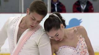 Evelyn WALSH  Trennt MICHAUD CAN RIGA Pairs Free Skating ISU JGP 2017 [upl. by Dana]