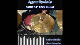 nabe studio short movie AGEAN CYMBALS SAMIR 14quot ROCK HIHAT AGEANCYMBALSHIHATSAMIRROCKHIHAT [upl. by Neillij]