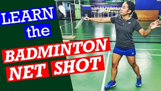 LEARN the BADMINTON NET or COUNTER SHOT Dominate the front of the court with the net shot netshot [upl. by Assirrac]