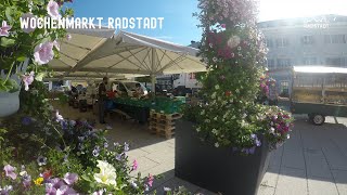 Der Wochenmarkt in Radstadt  frische Produkte von regionalen Standbetreibern amp Höfen [upl. by Patricia135]