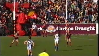 2001 AFL Round 16  Essendon vs North Melbourne [upl. by Ynnol]