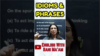 On the spur of the moment  Idioms amp Phrases  Vocab  UC LIVE [upl. by Imuyam]