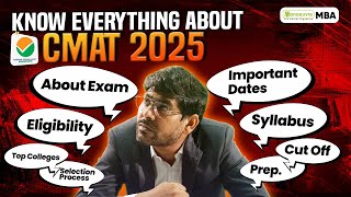 CMAT 2025 Exam Paper Pattern  Eligibility  Important Dates  Syllabus  Cut Offs  Top Colleges [upl. by Wilen]