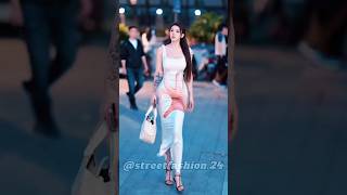 chinese girl street fashion shorts ytshorts trendingshorts tiktok fashion trending trend [upl. by Eanrahs]