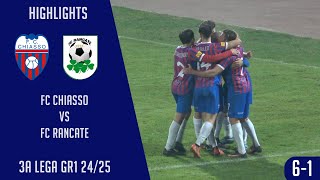 FC Chiasso VS FC Rancate 3a Lega GR1 2425 [upl. by Blackmore601]