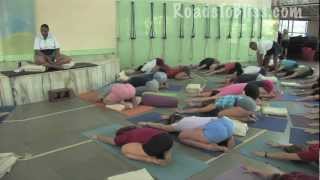 Geeta S Iyengar teaching Adho Mukha Virasana [upl. by Pru]