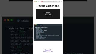 dark mode with html css javascript html css javascript programming frontend darkmode [upl. by Lidstone719]