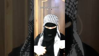 Keffiyeh arab warp tutorial with niqab✨🤍hijab niqab keffiyeh tutorials hijabtutorial [upl. by Lisha]