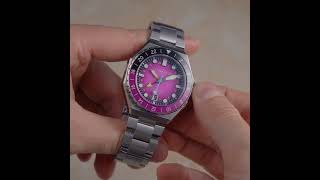 Spinnaker Dumas GMT Automatic Cadmium Violet watch spinnakerwatch [upl. by Leontine147]