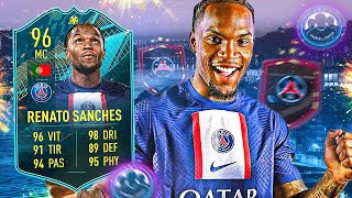 JE TESTE RENATO SANCHES 96 MOMENTS  rentable ou douille  🇵🇹   FIFA 22 Ultimate Team [upl. by Om]