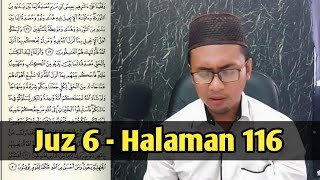 Halaman 116  Juz 6  Nada Satnight  Surah Al Maidah 4650 [upl. by Ydeh]