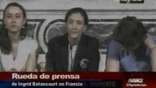 quotLas Farc son terrorristas quot Ingrid Betancourt [upl. by Wrench]