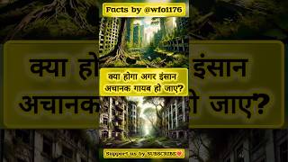 What if human suddenly disappeared facts shorts factsinhindi humanfacts interestingfacts [upl. by Wendall693]