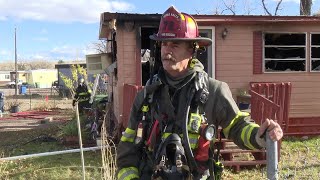 Structure fire at Rivershore Mobile Home Park [upl. by Tse]