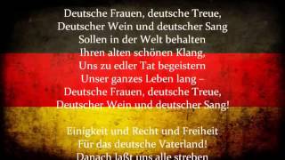 Die Deutsch Nationalhymne  alle strophen [upl. by Arriec410]