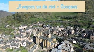 Aveyron vu du ciel  Conques [upl. by Crandall]