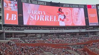 Texas Longhorns starting lineup vs Georgia Bulldogs 101924 [upl. by Jeremias155]