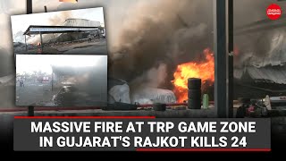 24 dead in massive fire at game zone in Gujarats Rajkot [upl. by Ruhtra]