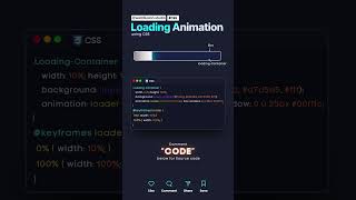 Efectot Lodaing Animation con CSS 🔥🔥 🔥🔥 [upl. by Sloan]