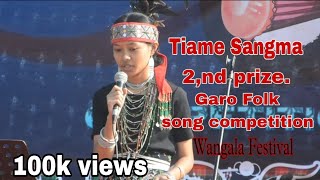 Serejing Waljan  2nd Prize Garo Folk song Competition 100 Drums Wangala  Thiame sangma [upl. by Htiduj]