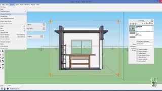 Inserindo arquivo do SketchUp no Layout [upl. by Nosnhoj]