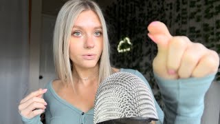 ASMR Mouthing Trigger Words Southern Accent and Tracing [upl. by Ivan568]