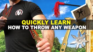 Quickly Learn How To Throw Knives Axes Spikes Cards amp Stars Complete Guide 🎯 Weapons Wednesday [upl. by Nibroc]