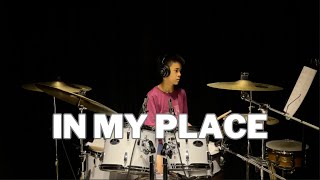 In My Place  Rockschool Grade 4 Drums  Drum Cover  Karl [upl. by Craner]