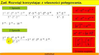 Wzory na potęgi  Matfiz24pl [upl. by Harriott]