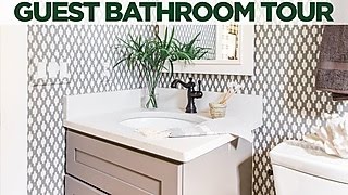 5 Guest Bathroom Features  HGTV Dream Home 2017  HGTV [upl. by Pelmas434]