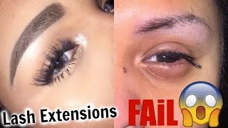 Diy Lash Exensions FAiL [upl. by Adine]