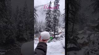 Kasol to Manali Snowfall wala Journey😮‍💨 minivlog manali kasol snowfall firstsnowfall [upl. by Harihat404]